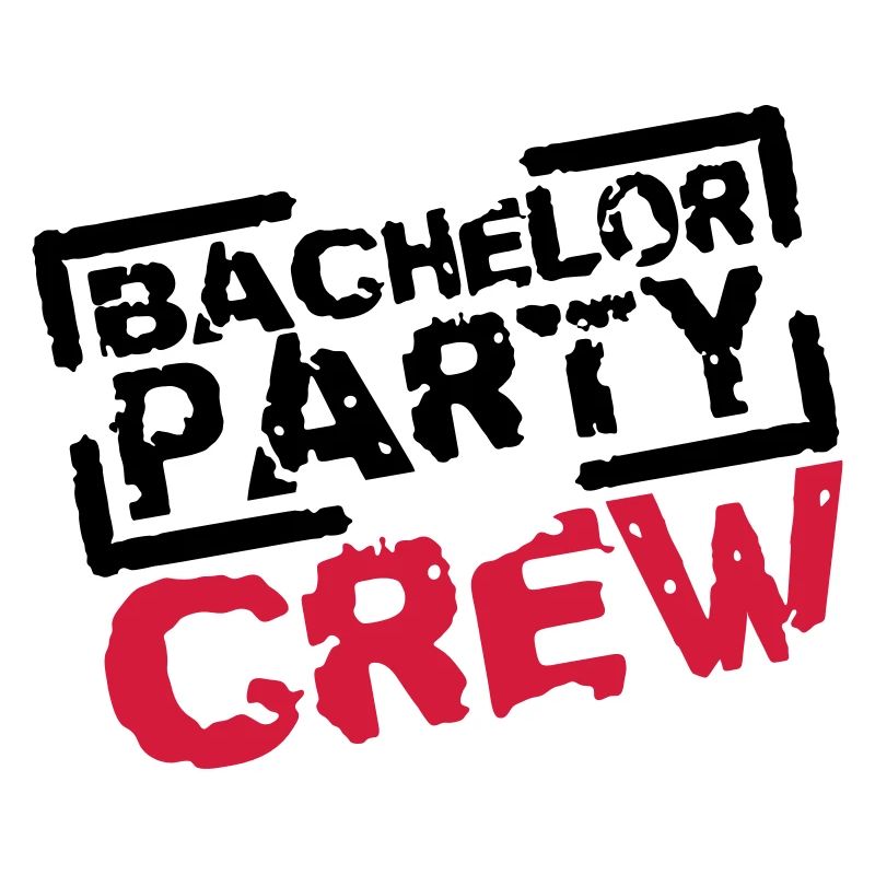 Bachelor Party Crew Stempel Design