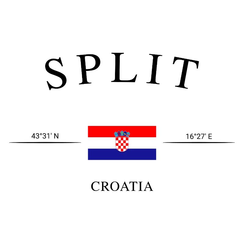 Split Kroatien – Urlaub Souvenir & Geschenk