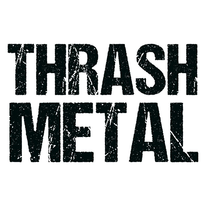 Thrash Metal Bold Typography