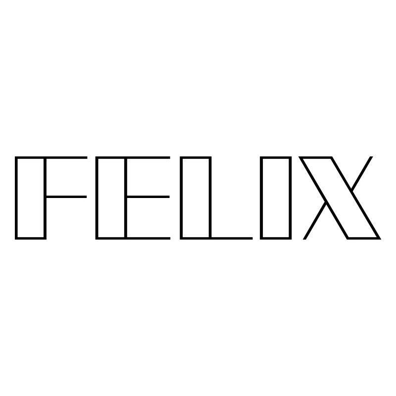 Name Felix Modern Schwarz