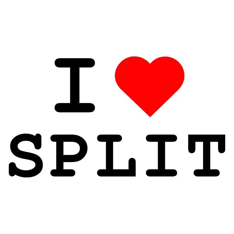 J’adore Split - Ich liebe Split