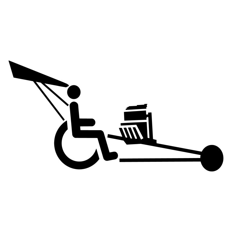 Bild eines Rollstuhls mit V8-Motor #