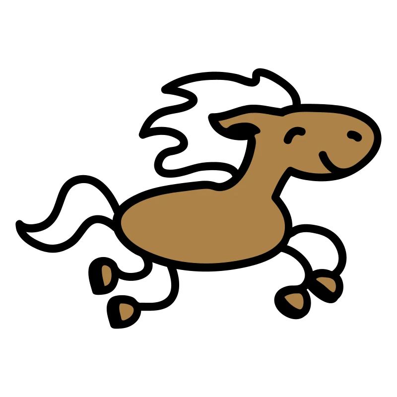 Pferd springt