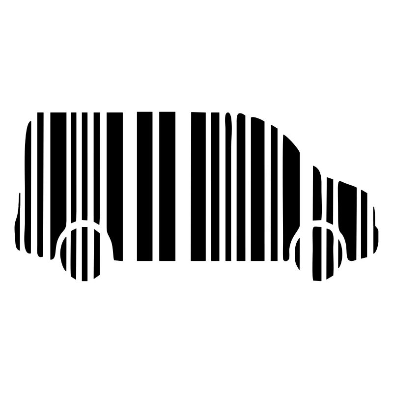 camper van strichcode