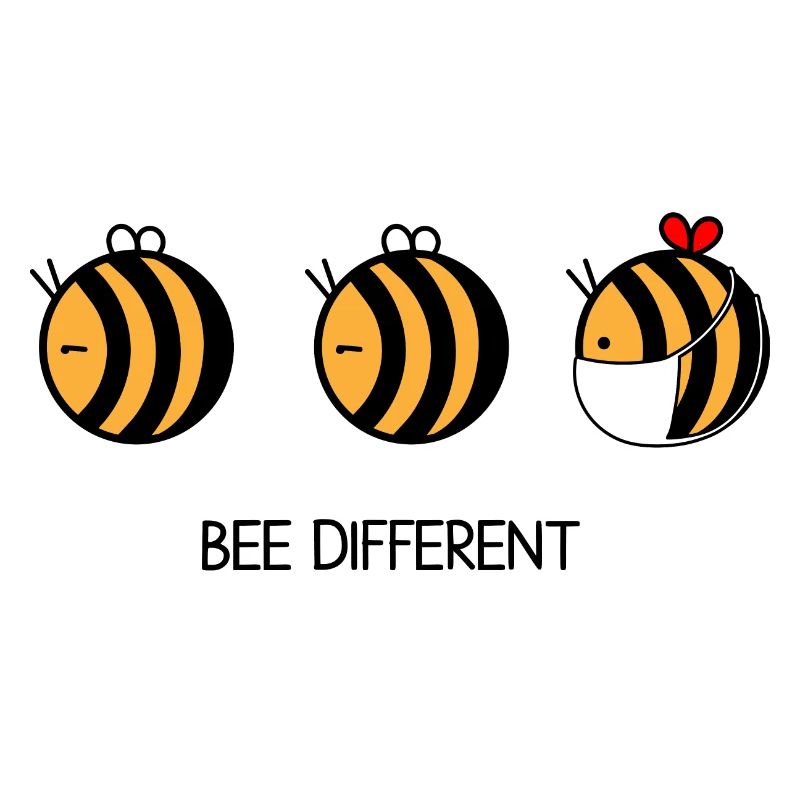 Bee Different gift idea honey saying