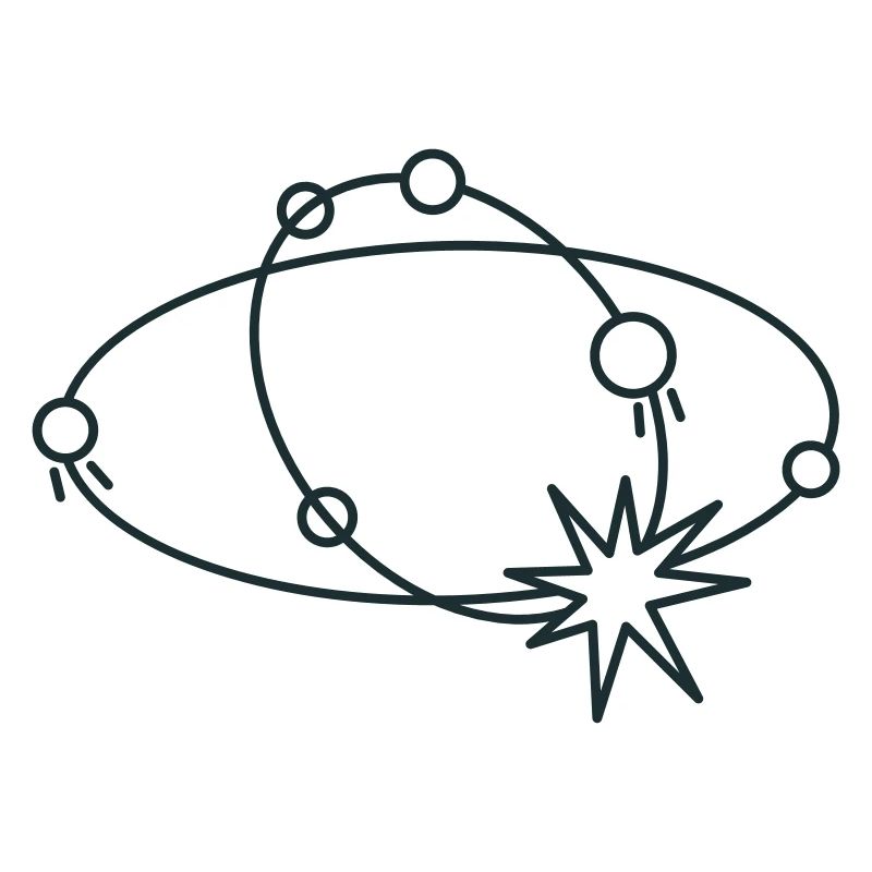 Orbites spatiales BOHO Étoiles en collision