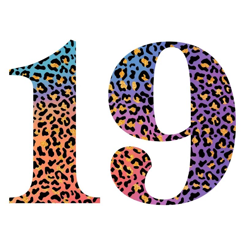 19e anniversaire léopard