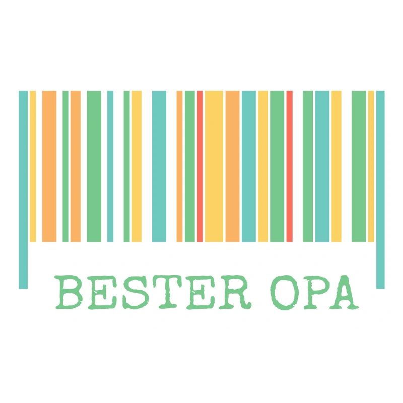 Strichcode Bester Opa