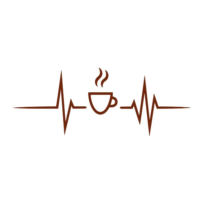 Kaffee - Herzschlag Herzfrequenz