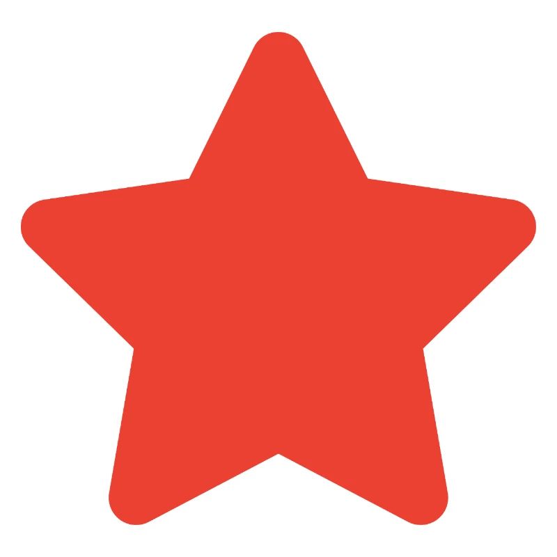 Graphique Red Star Minimal