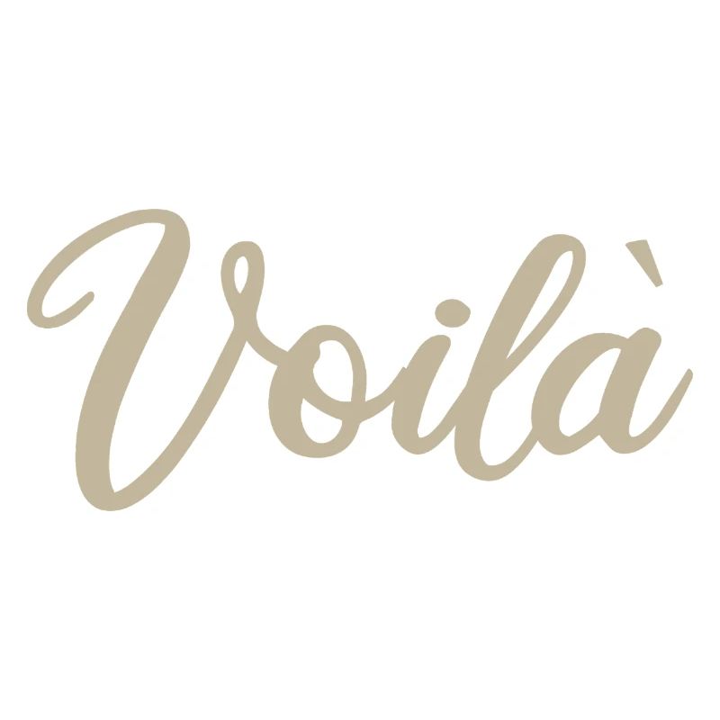 Voila Handlettered Script Design