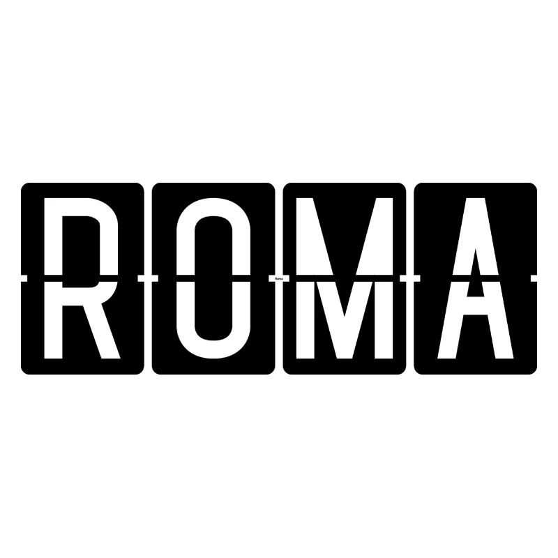 Panneau de l’aéroport de Rome