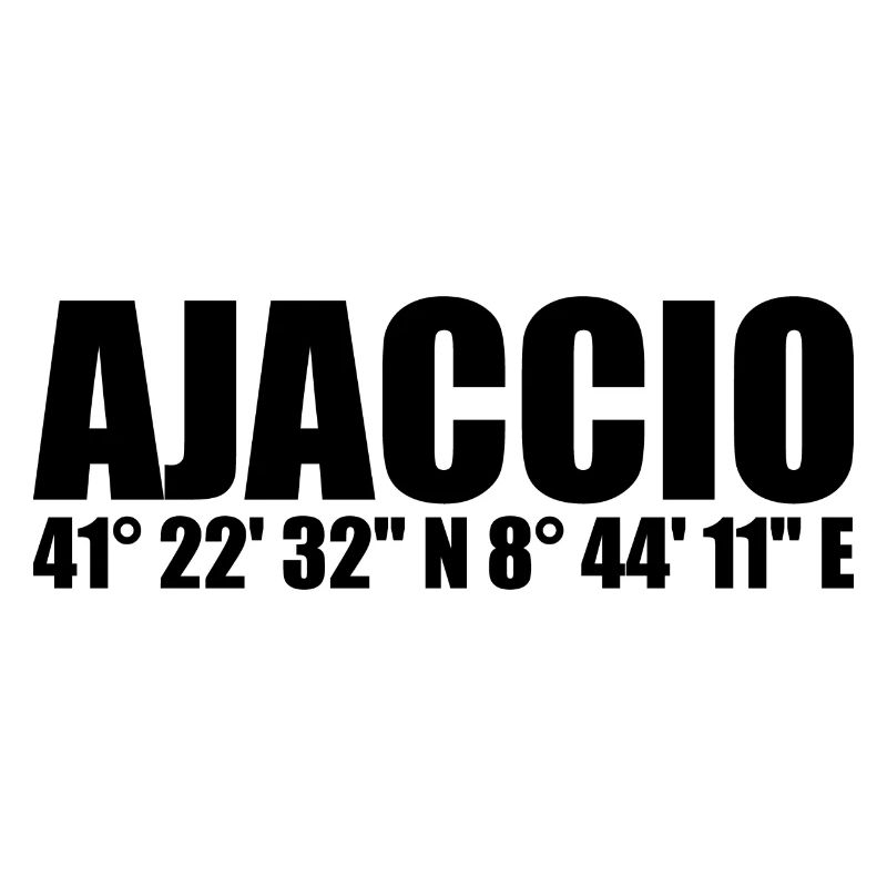 Coordonnées d’Ajaccio
