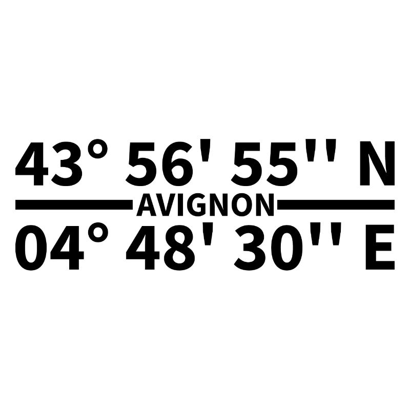 Coordonnées d’Avignon