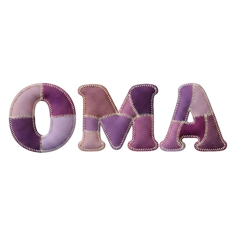 OMA Patchwork Fabric Design Gift Idea