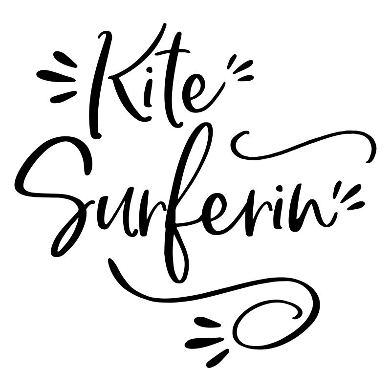 Kitesurferin Kite surfen Geschenk