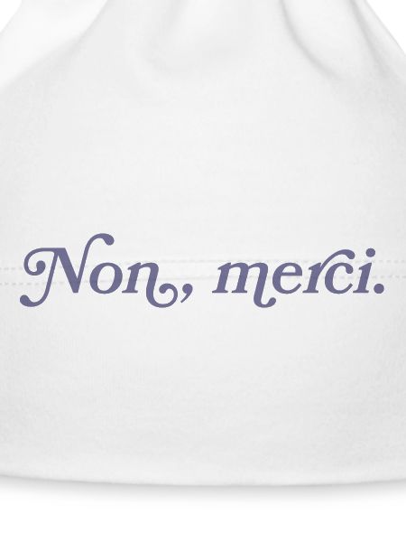 Non, merci – Minimalisme français