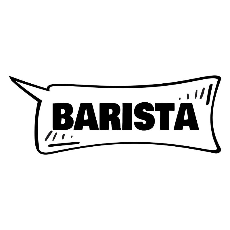 Barista as a speech bubble