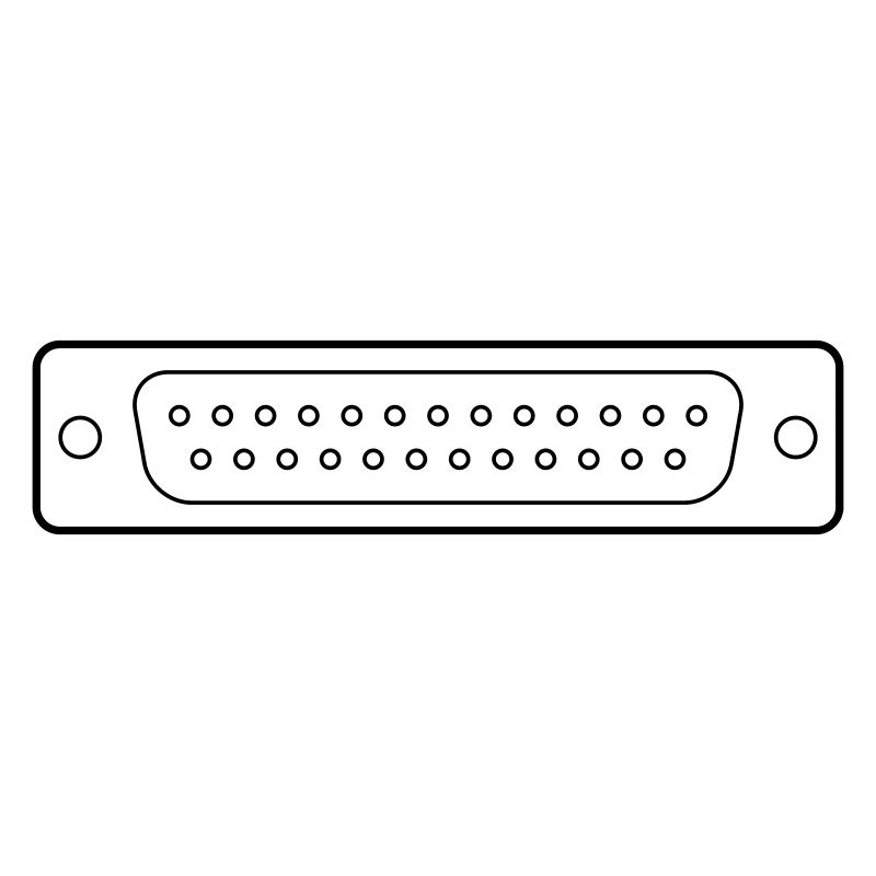 DB 25 Connector Parallel, Drucker
