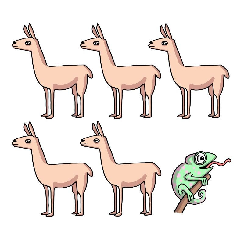 Caméléon Llama