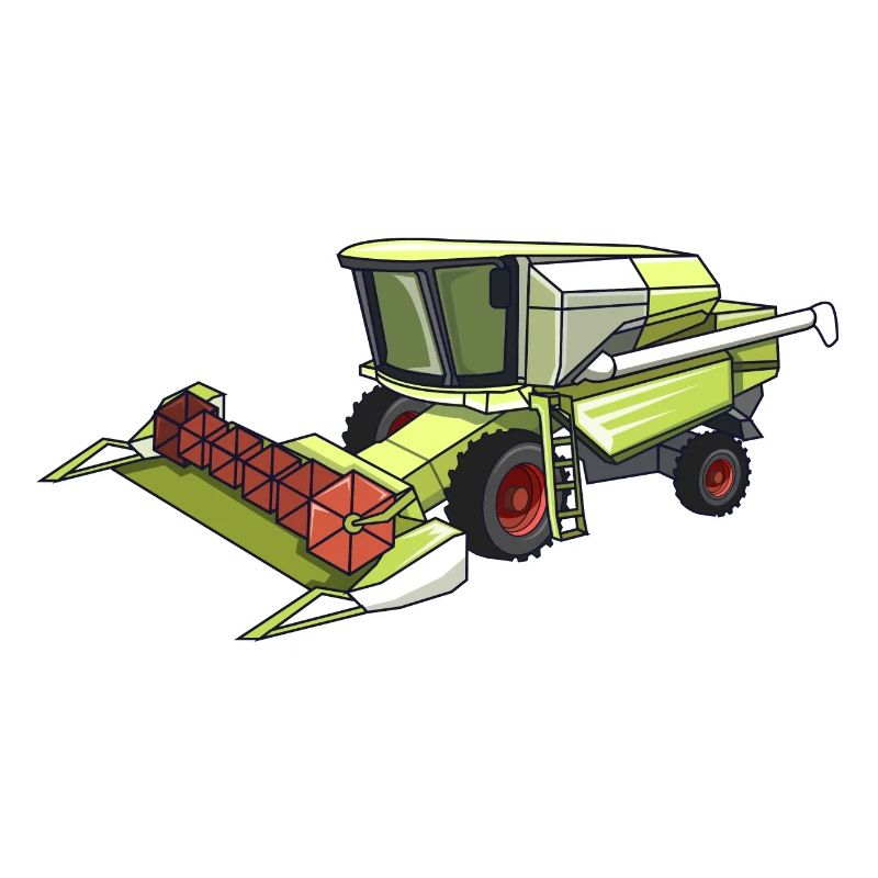 Moissonneuse-batteuse Agricole Ferme