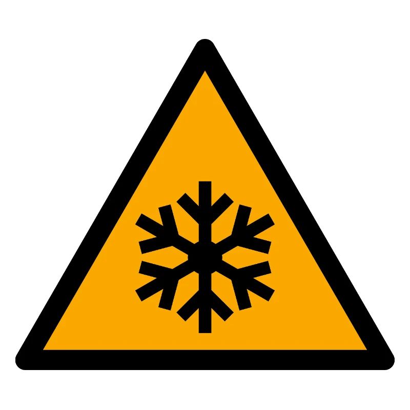 Glacé | Flocon de neige en triangle