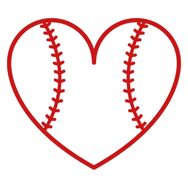 Cœur du baseball softball
