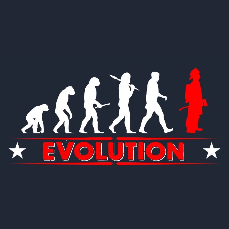 Fire evolution - red/white