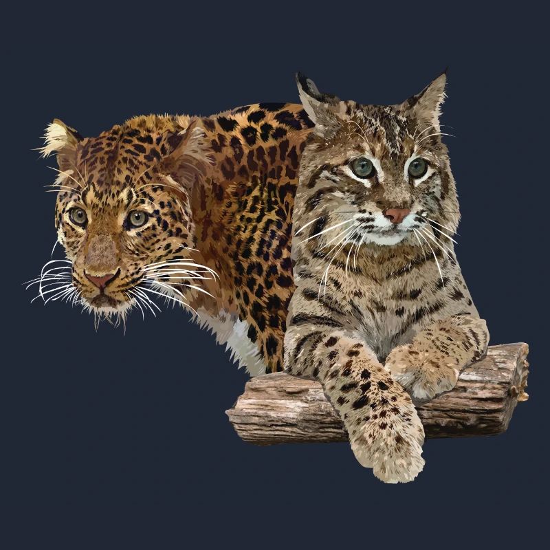 Leopard and lynx