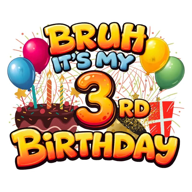3. Geburtstagsshirt 3. Geburtstagsgeschenk Junge Mädchen 3.