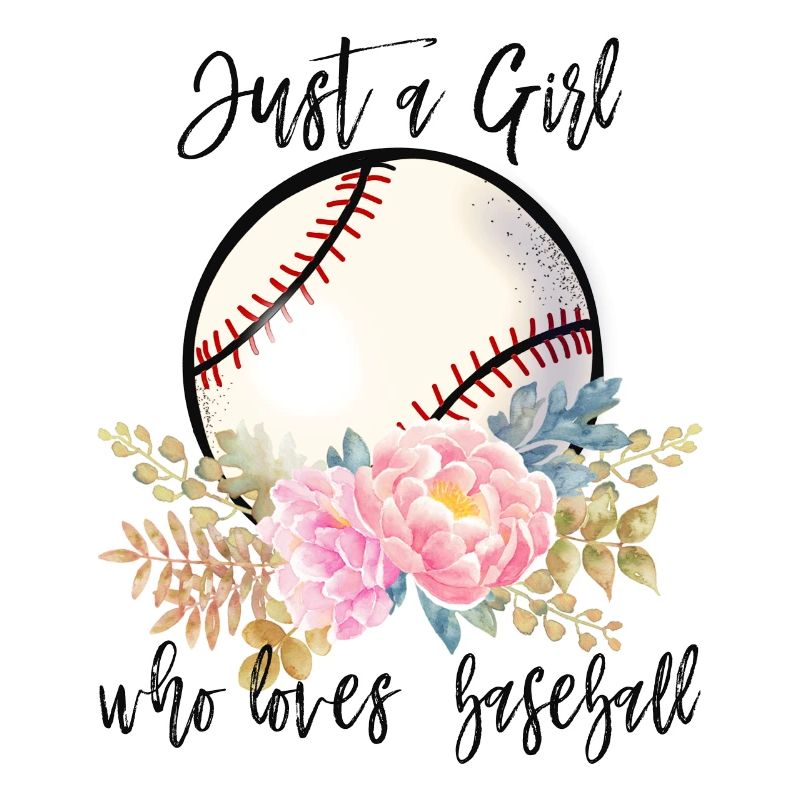 Nur ein Mädchen, das Baseball liebt