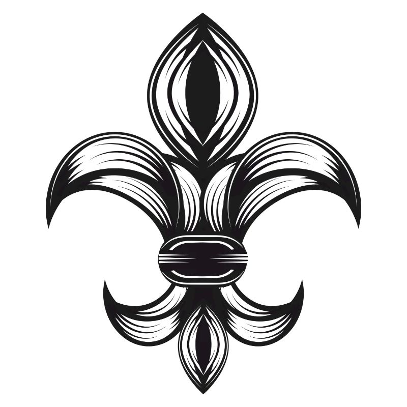 stylized iris - Fleur-de-Lys