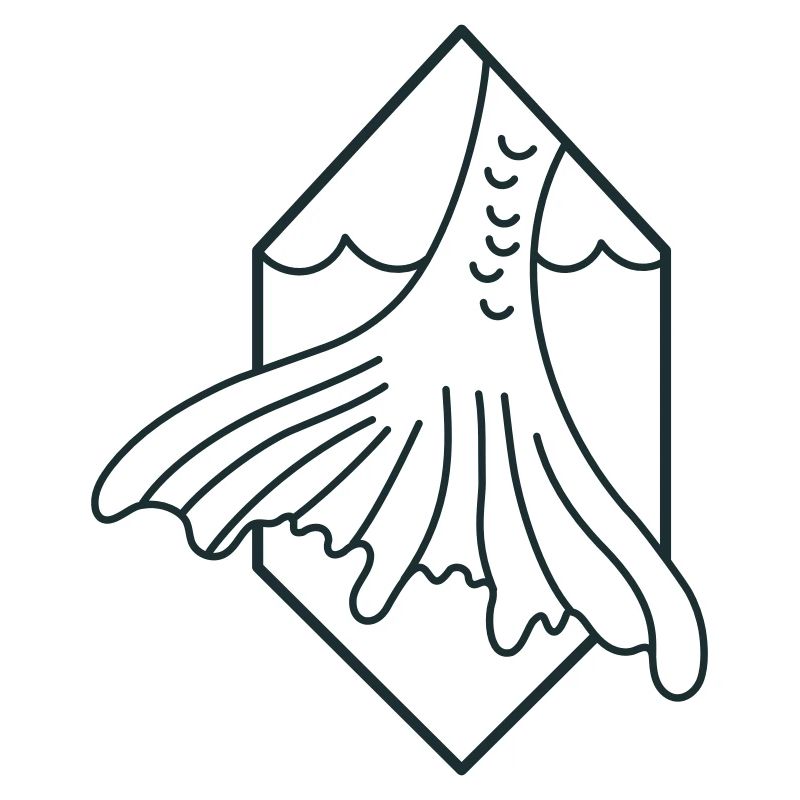 Queue de sirène vers le bas