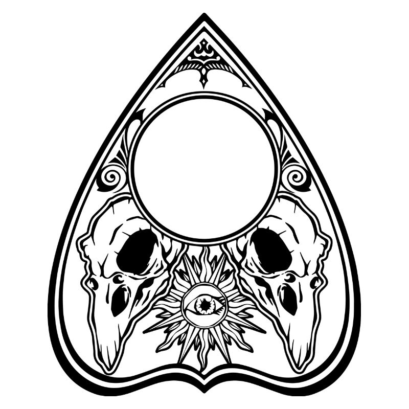 Planchette Halloween crow