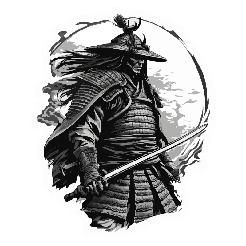 Samurai / Japanisch / Harakiri / Katana / Mann