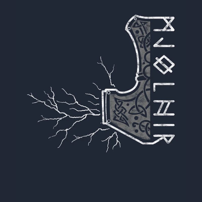 Le marteau de Thor avec flash - Mjölnir