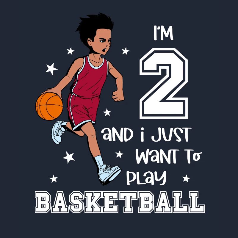 Junge spielt Basketball - Ich bin 2
