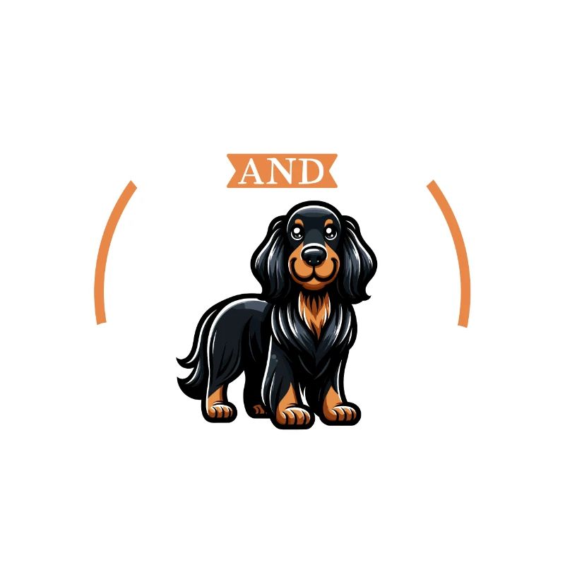Coffee and Gordon Setter