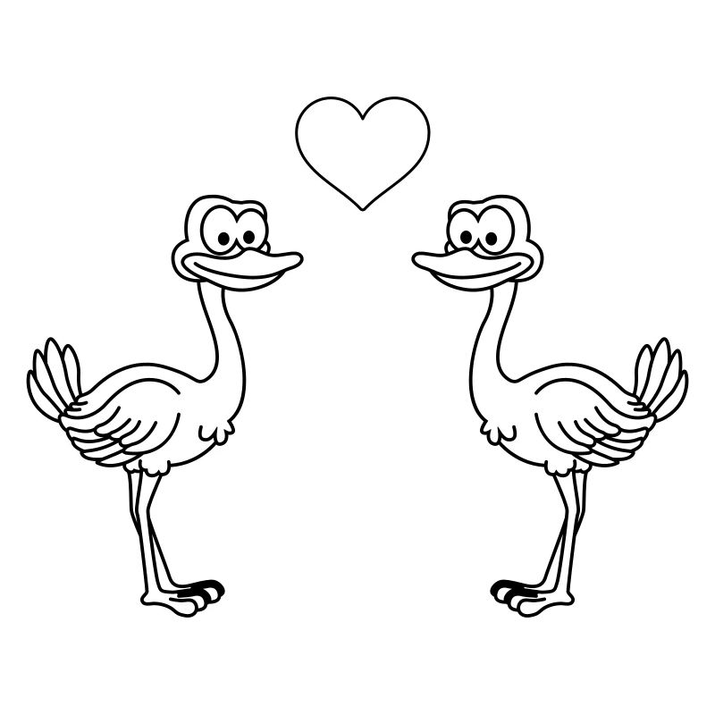 Strauss Comic Couple Love