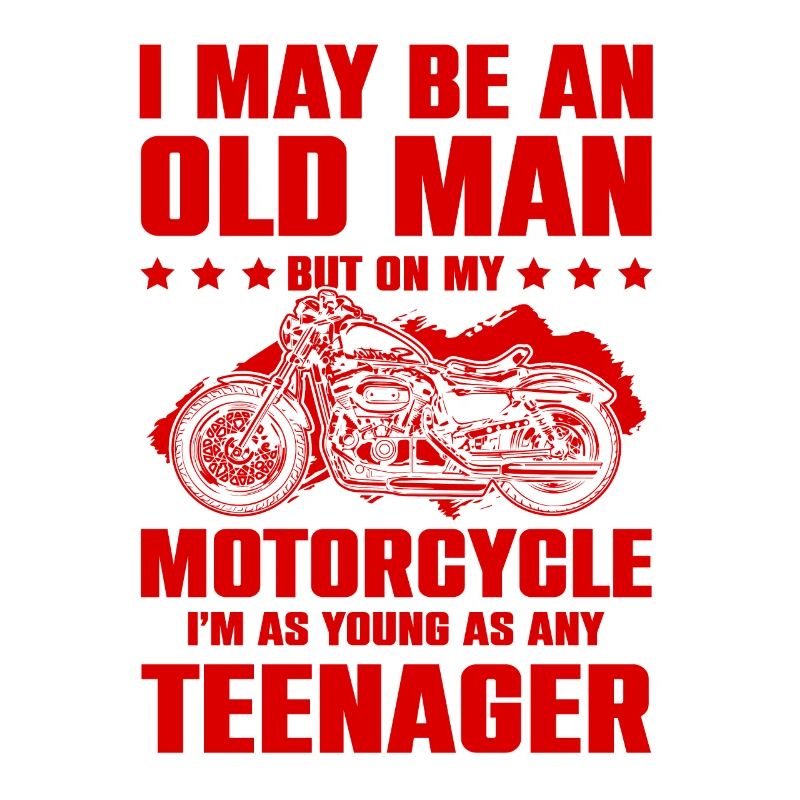 Motorrad alter mann