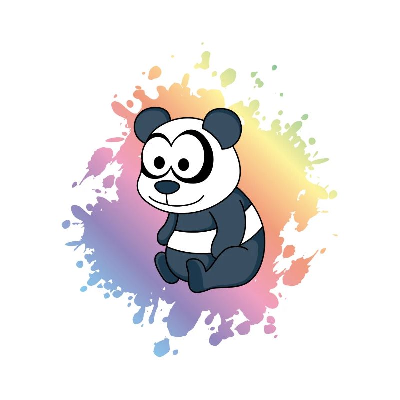 Panda Comic Animal