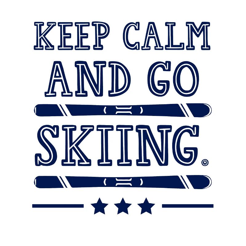 Restez calme ski