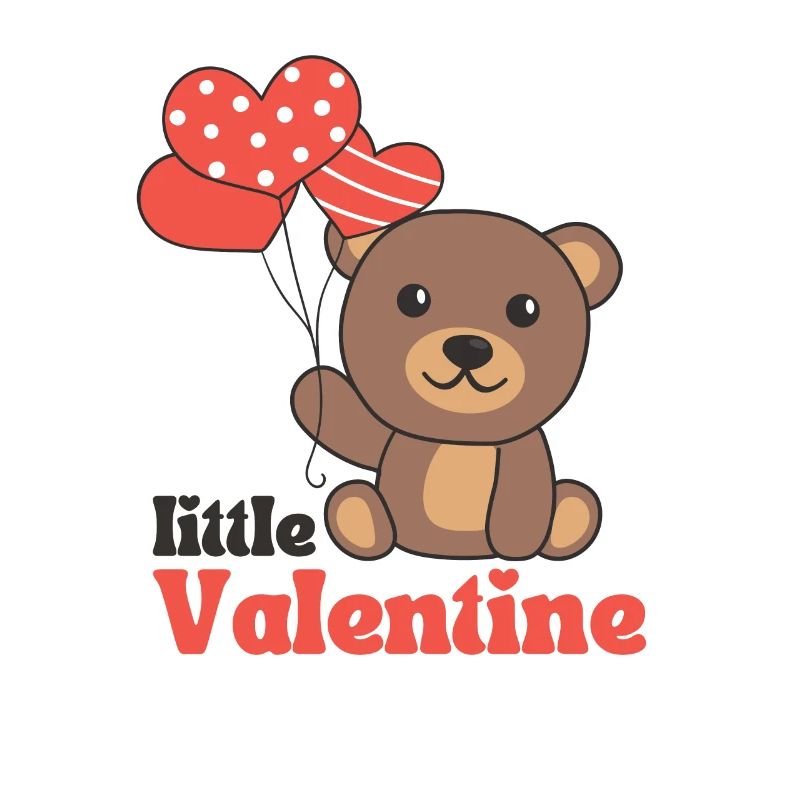 Ours pour la Saint-Valentin petit Valentin