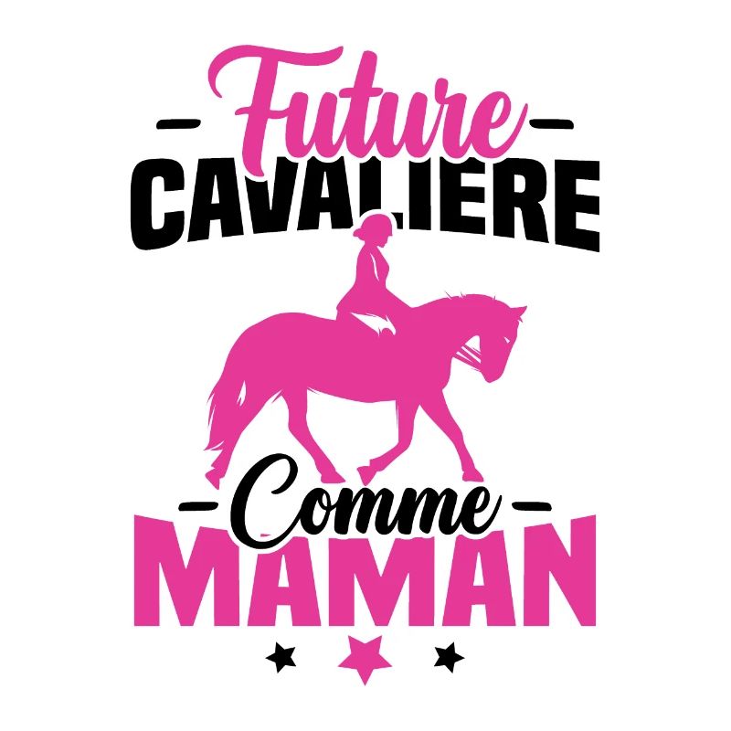 Future cavalière comme maman