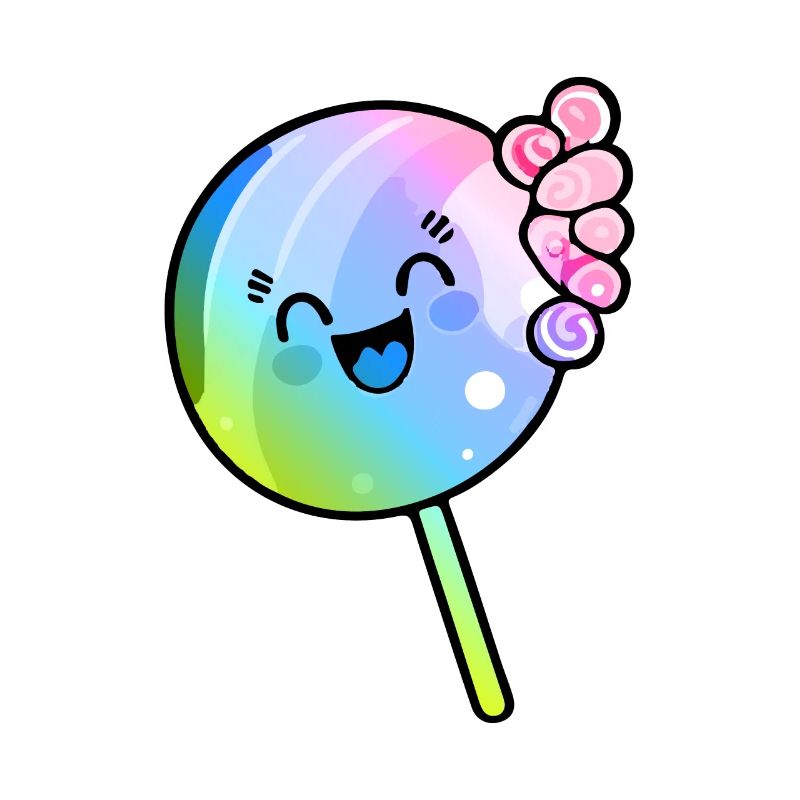Lollipop Comic Colorful