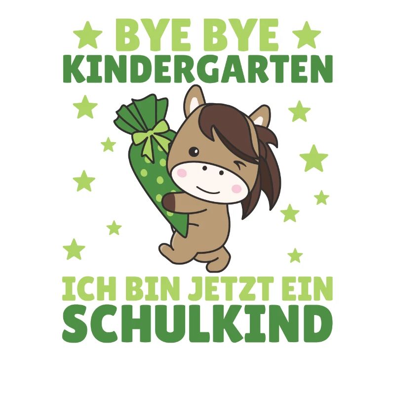bye bye Kindergarten ich bin jetzt ein Schulkind