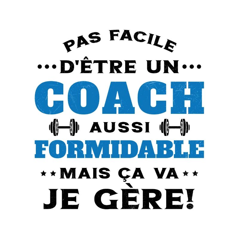 Coach Formidable Je Gère Idée Cadeau Humour