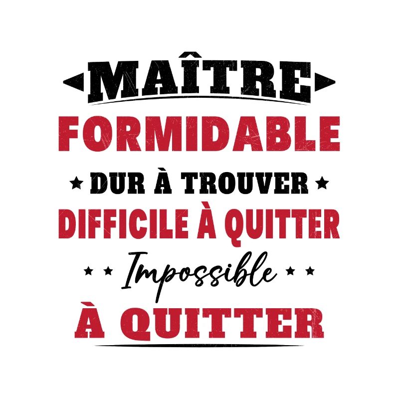 Maître formidable idée cadeau maître d'école