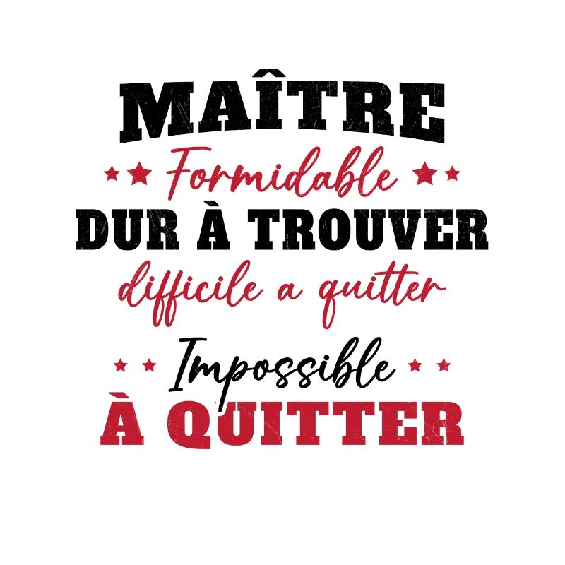 Maître formidable idée cadeau maître d'école