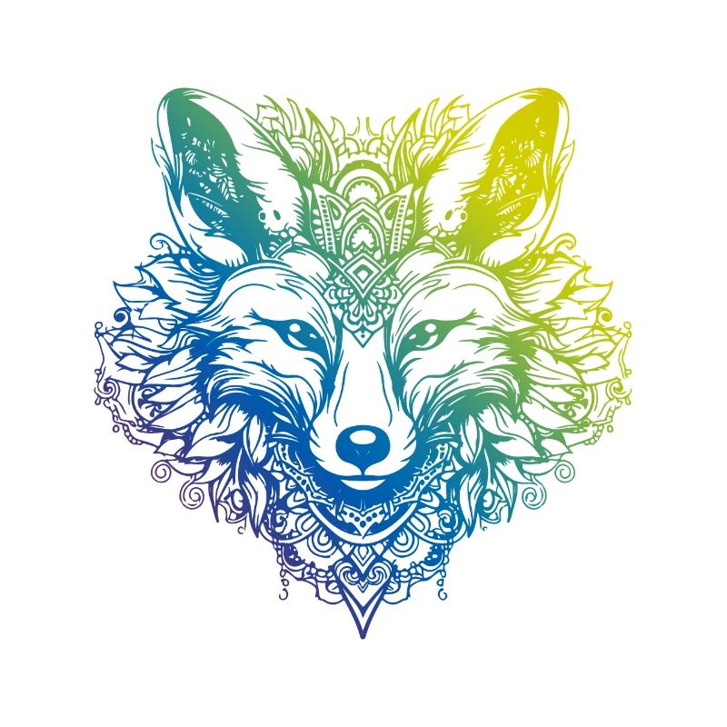 Renard Mandala Boho